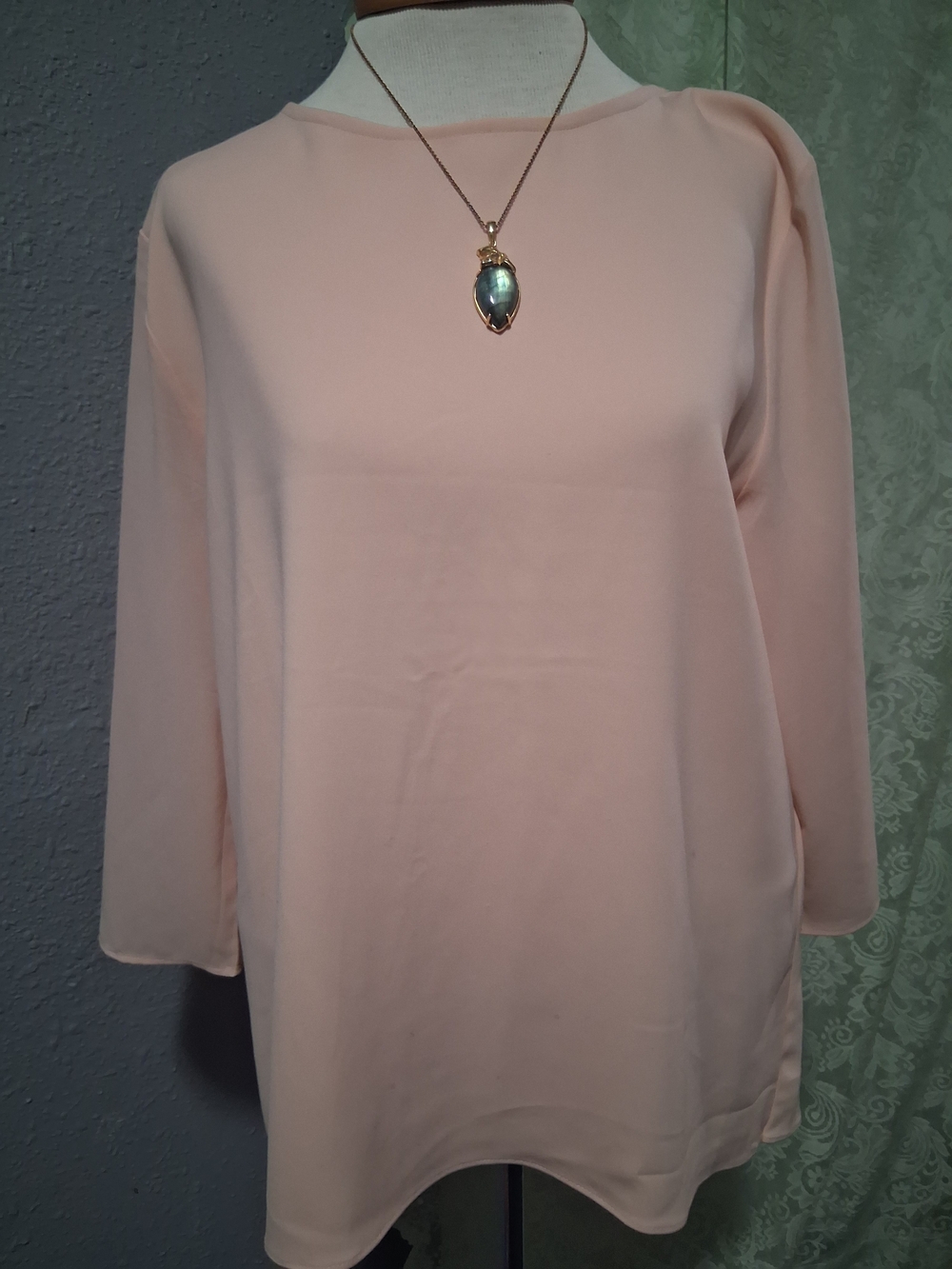 Ann Taylor Light Pink Long Sleeve Blouse